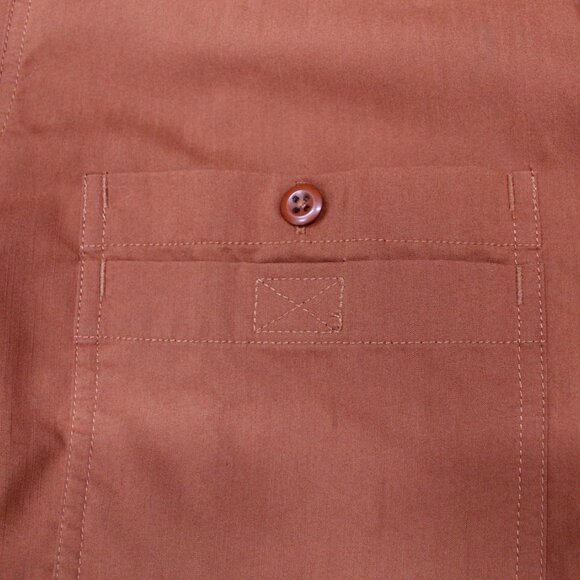 CARHARTT RELAXED FIT POLY/COTTON WORKSHIRT ORANGE Sz LARGE, L - Picture 4 of 6
